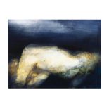 Hughie O'Donoghue RA (b.1953) Night Swimmer III (2003) Oil on canvas, 80 x 110cm (31½ x