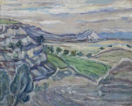 Grace Henry HRHA (1868-1953) The Burren (1935) Oil on canvas, 40.6 x 50.8cm (16 x