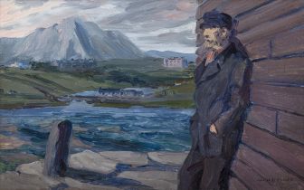 Jack Butler Yeats RHA (1871-1957) On a Western Quay/ Sligo Quay (1923) Oil on panel, 23 x 35.