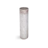 A PINK VARIAGATED MARBLE COLUMN. 80cm high