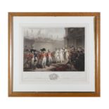 AFTER HENRY SINGLETON The Surrender of Two Sons of Tippo Sultan Colour printed aquatint by Cardon,