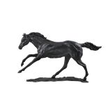 SIOBHAN BULFIN (CONTEMPORARY) Galloping Stallion Bronze, 58cm x 35cm (22¾ x 13¾) Signed, edition no.