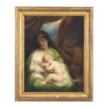 ATTRIBUTED TO DANIEL MACLISE RA (1806-1870) The Irish Madonna Oil on canvas, 110 x 84cm (43.25 x