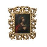 AFTER CARLO DOLCI 19TH CENTURY The Penitent Magdalene Oil on canvas, 38 x 29cm In an elaborate