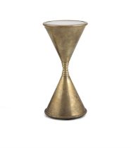 ANGELO LELLI An 'Hourglass' table lamp by Angelo Lelli for Arredoulce. Brass, metal and