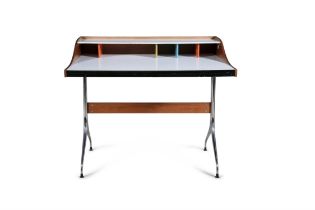 GEORGE NELSON (1908 - 1986) A swaged leg desk model 5850 by George Nelson, produced by Herman