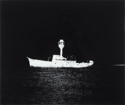DOROTHY CROSS (B.1956) Ghost Ship Intaglio, Luminescent pigment print, 47.5 x 55cm Artist's Proof
