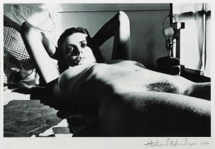 HELMUT NEWTON (1920 - 2004) Fiona Lewis in Los Angeles, 1976 Lithographic print, 40.5 x 27.