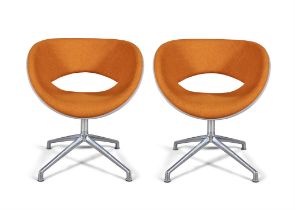 BOSS DESIGN A pair of Happy Chairs by Boss Design, with maker's label. 72 x 72 x 78cm(h)