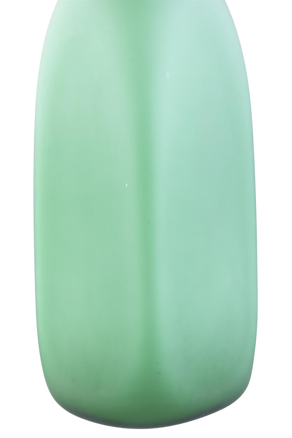 VASE A green glass vase with a tapered long neck. Italy, c.1970. 42cm(h) - Image 3 of 3