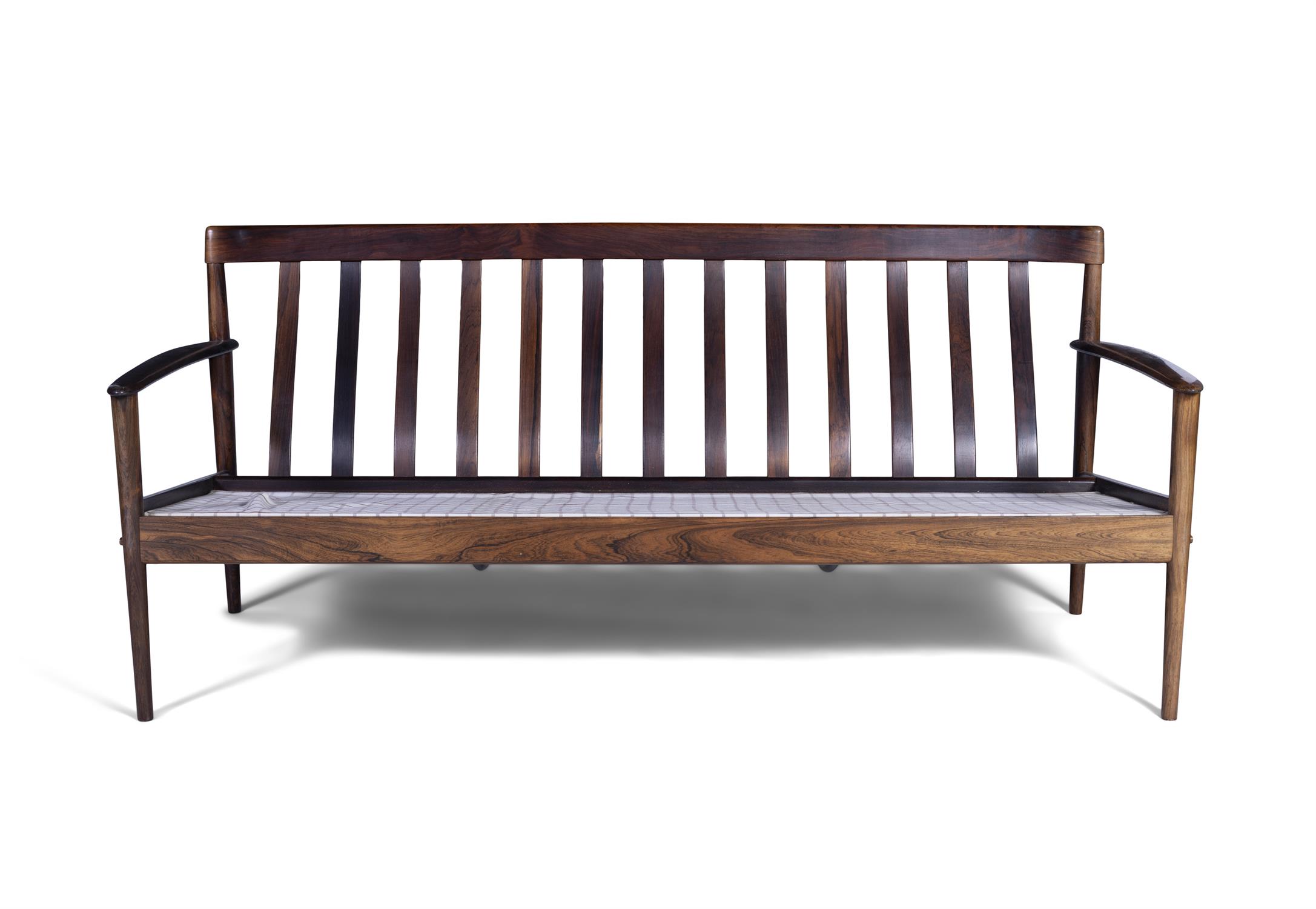 GRETE JALK (1920 - 2006) A rosewood three-seater sofa by Grete Jalk. Denmark, c. - Image 3 of 6