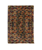 MISSONI A vintage Missoni rug by T & J Vestor, with maker's label. 234 x 169cm