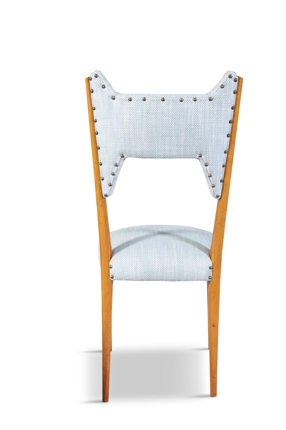 MELCHIORRE BEGA A set of six chairs, attrib. to Melchiorre Bega, recently upholstered. Italy, c. - Image 6 of 6