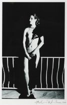HELMUT NEWTON (1920 - 2004) Capri at Night, 1977 Lithographic print, 40.5 x 27.
