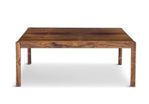 COFFEE TABLE A rosewood coffee table. Sweden, c.1960. 132 x 72 x 53cm(h)