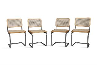 ***WITHDRAWN*** MARCEL BREUER (1920-1981) A set of four Cesca chairs by Marcel Breuer.