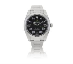 A STAINLESS 'OYSTER PERPETUAL AIR-KING' WRISTWATCH, BY ROLEX, CIRCA 2017 31-jewel Cal-3131