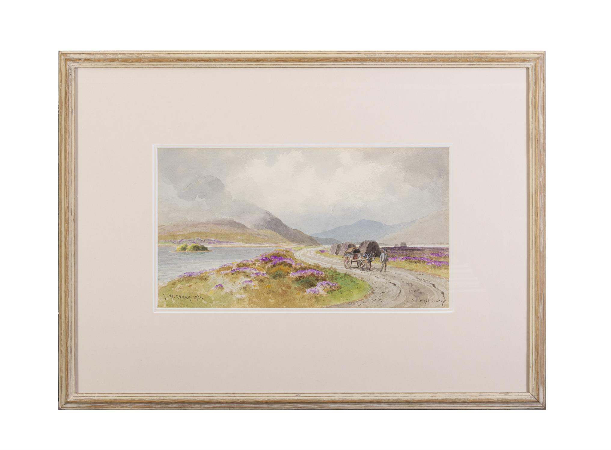 Joseph William Carey RUA (1859-1937) The Joyce Country Watercolour, 19.5 x 35cm (7.7 x 13. - Image 2 of 4