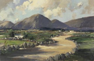 George K. Gillespie (1924 - 1995) Mourne Country from Annalong Co. Down Oil on canvas 50 x 75cm