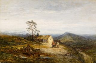 John Holland Senior (1830-1886) Connemara, Ireland Oil on canvas, 35.5 x 53cm (14 x