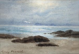 William Percy French (1854-1920) Looking towards Bray and the Sugarloaf Watercolour, 16.