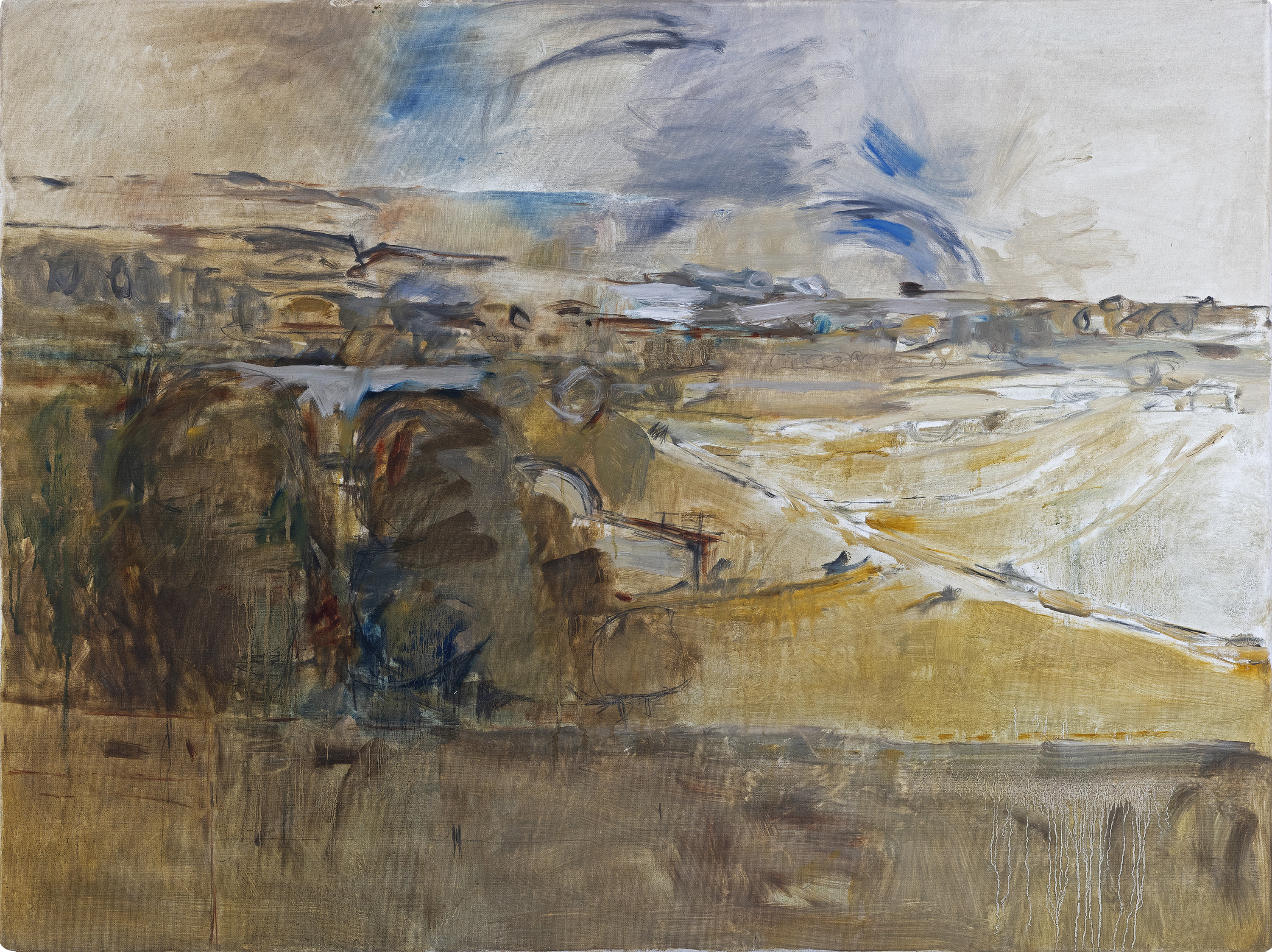 Basil Blackshaw RUA HRHA (1932-2016) Landscape (2), c.1966 Oil on canvas, 100 x 130cm (39¼ x