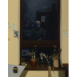 James English RHA (b.1946) Night Study Oil on canvas, 75 x 60cm (29.5 x 23.6") Signed; Signed,