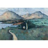 Peter Collis RHA (1929 - 2012) The Road to Letterfrack, Connemara Oil on board, 40.