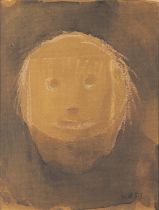 Patrick Scott HRHA (1921-2014) Crying Girl Watercolour, 22.5 x 18cm (8¾ x 7") Signed and dated