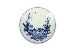 A BLUE AND WHITE PEONY SOUP DISH. China, Guangxu period. D: 20.6cm