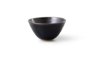 A JIZHOU BLACK-GLAZED BOWL 宋 吉州窰黑釉盞 China, Song dynasty The slightly rounded conical