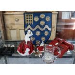 Two Royal Doulton bone china figures both “Gail” (HN 2938, and HN 3321), a Goebel “Robin”