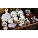Twenty-one items of Royal Doulton “Countess” teaware, together with various other items of
