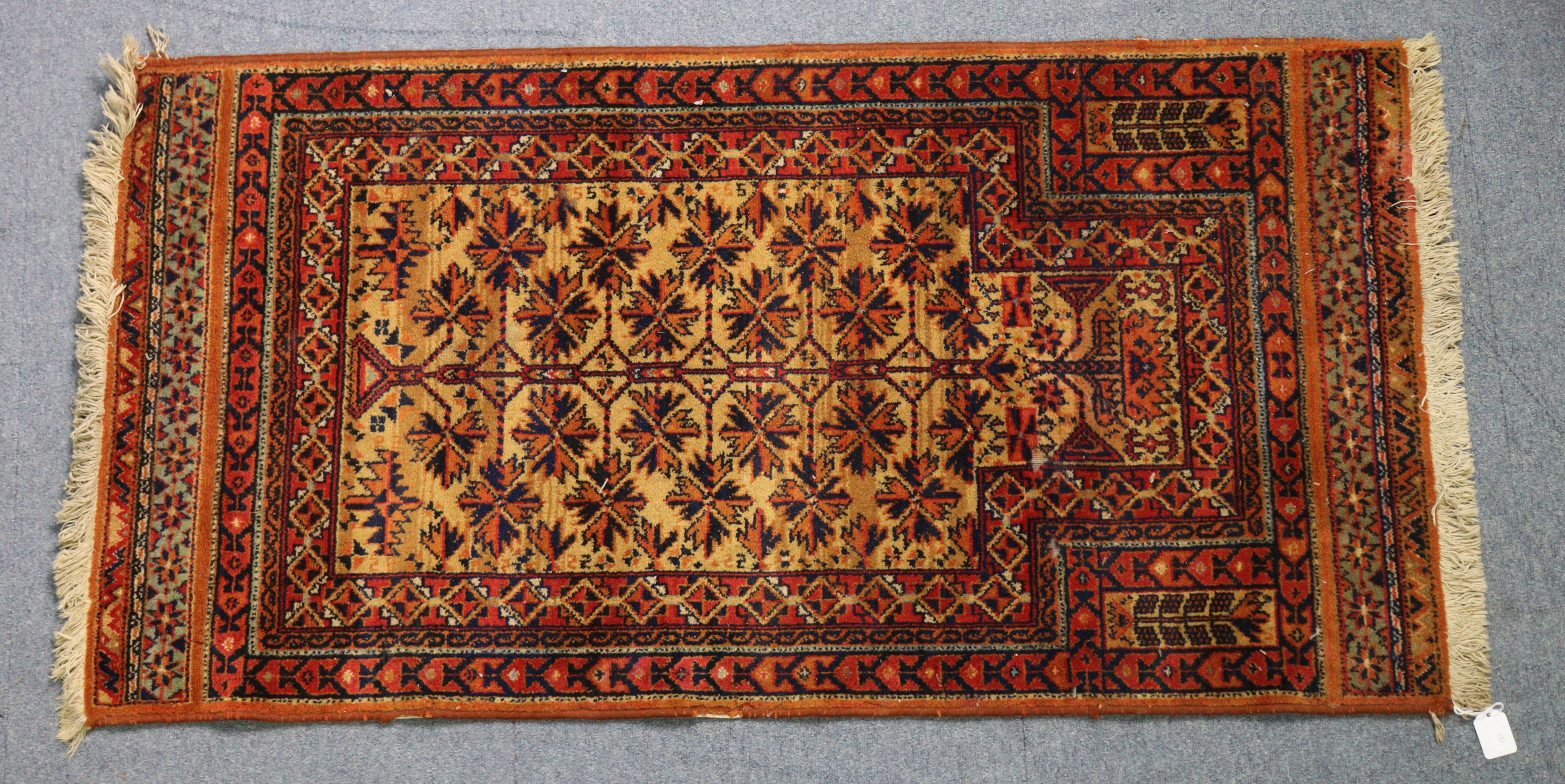 Twelve various rugs (various sizes, some worn).