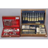 A canteen of Mappin & Webb silver plated & stainless steel cutlery comprising of ninety-four