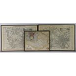 After BENJAMIN DONNE (1729-1798). A pair of engraved maps: “A Plan of Bristol, Clifton, The