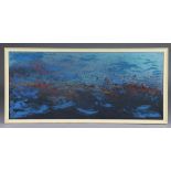ENGLISH SCHOOL, 1960s. An abstract seascape, signed & dated “iggins, 1965”, acrylic on board, 20”