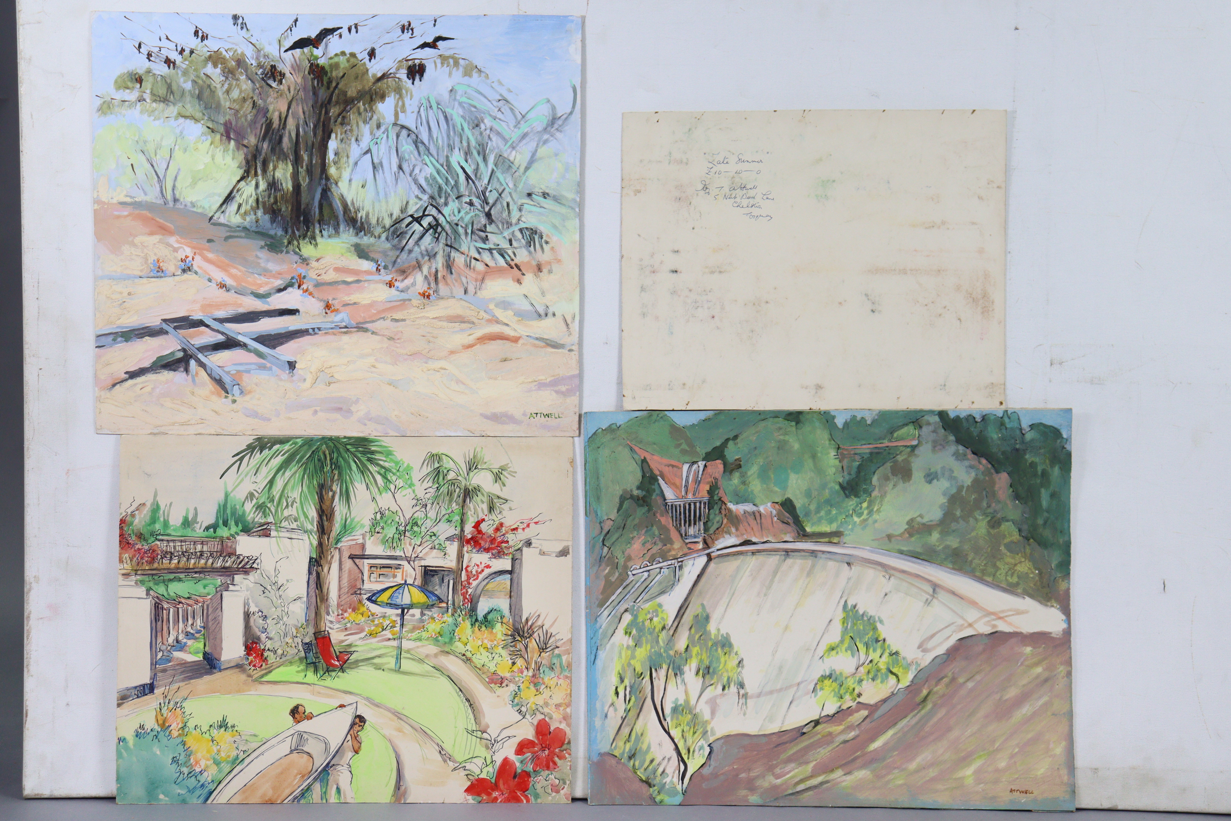 IVY T. ATTWELL (1895-1985) A collection of ten original artworks on card/artist’s board; - Image 3 of 5