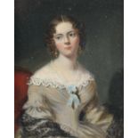 ENGLISH SCHOOL, early 19th century. A portrait miniature of Elizabeth Mary Otto Baijer (later Mrs