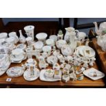 Various items of decorative china & pottery, part w.a.f.