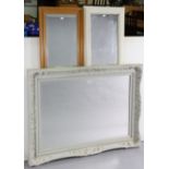 Four wall mirrors & various decorative pictures.