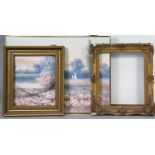 *LOT WITHDRAWN* A quantity of decorative paintings, prints, & picture frames.