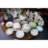 Various items of kitchenware; together with various items of dinnerware; & various decorative