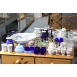 A quantity of assorted decorative china, pottery, glassware, etc, part w.a.f.