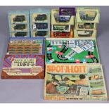 A 1960s Lotts “Spot-A-Lot” motoring observation game; a Ministry of Games Great British Ludo game; &