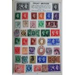 A collection of GB & foreign loose stamps, mostly on paper, sorted into boxes, including GB Victoria