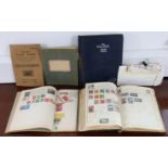 A small collection of GB & foreign stamps in three albums, some loose material; & a small collection