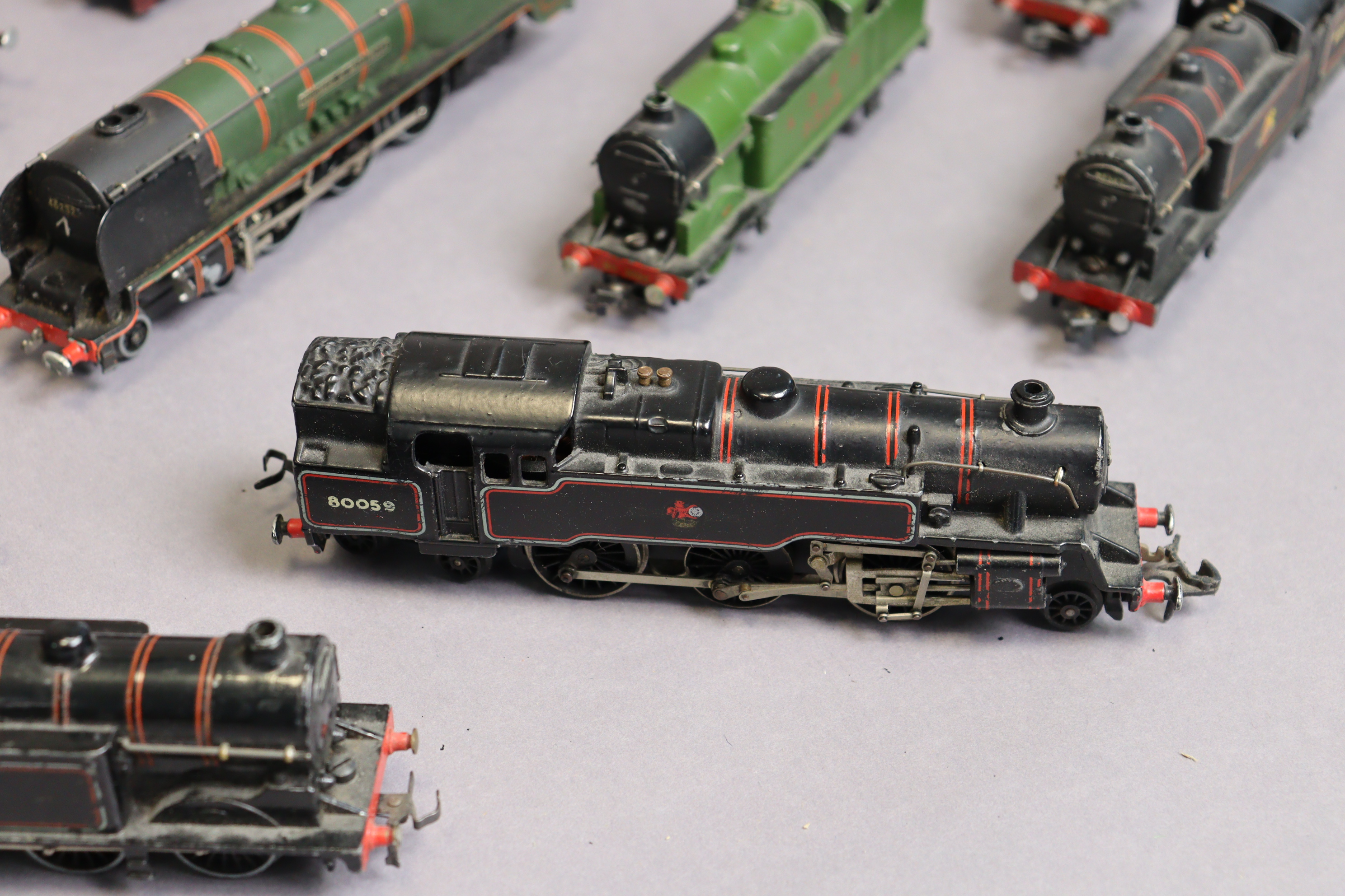 Two Hornby Dublo “00” gauge scale models of 4-6-2 locomotives “Duchess of Montrose”; two ditto LMS - Image 5 of 8