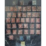 A good collecton of GB stamps including two 1d Black, several 1d Red, two 2d Blue; Edward VII 1911