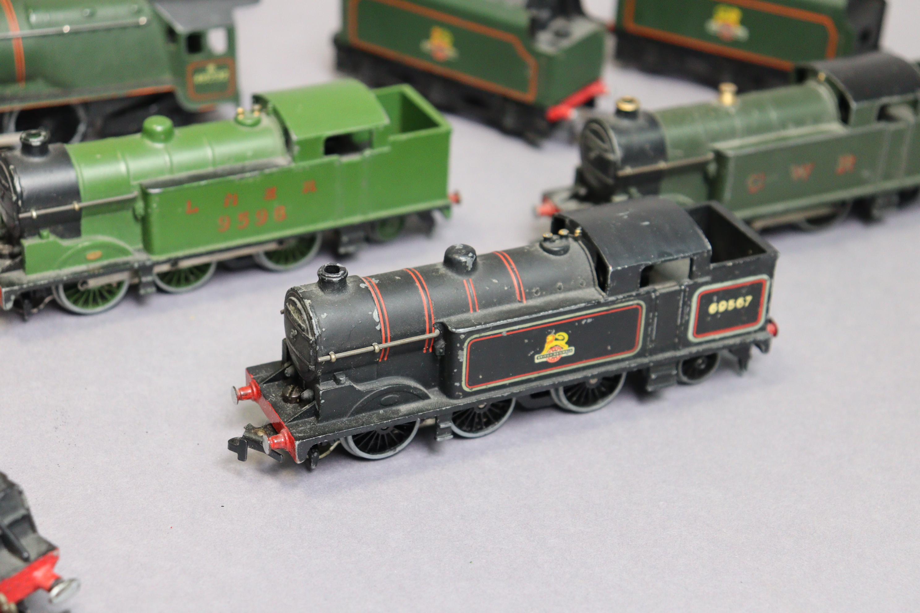 Two Hornby Dublo “00” gauge scale models of 4-6-2 locomotives “Duchess of Montrose”; two ditto LMS - Image 6 of 8